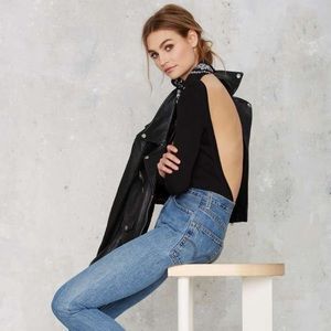 Nasty Gal backless bodysuit